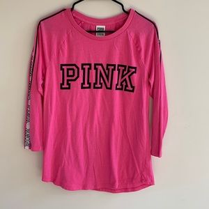 Pink Victoria’s Secret 3/4 sleeve T Shirt